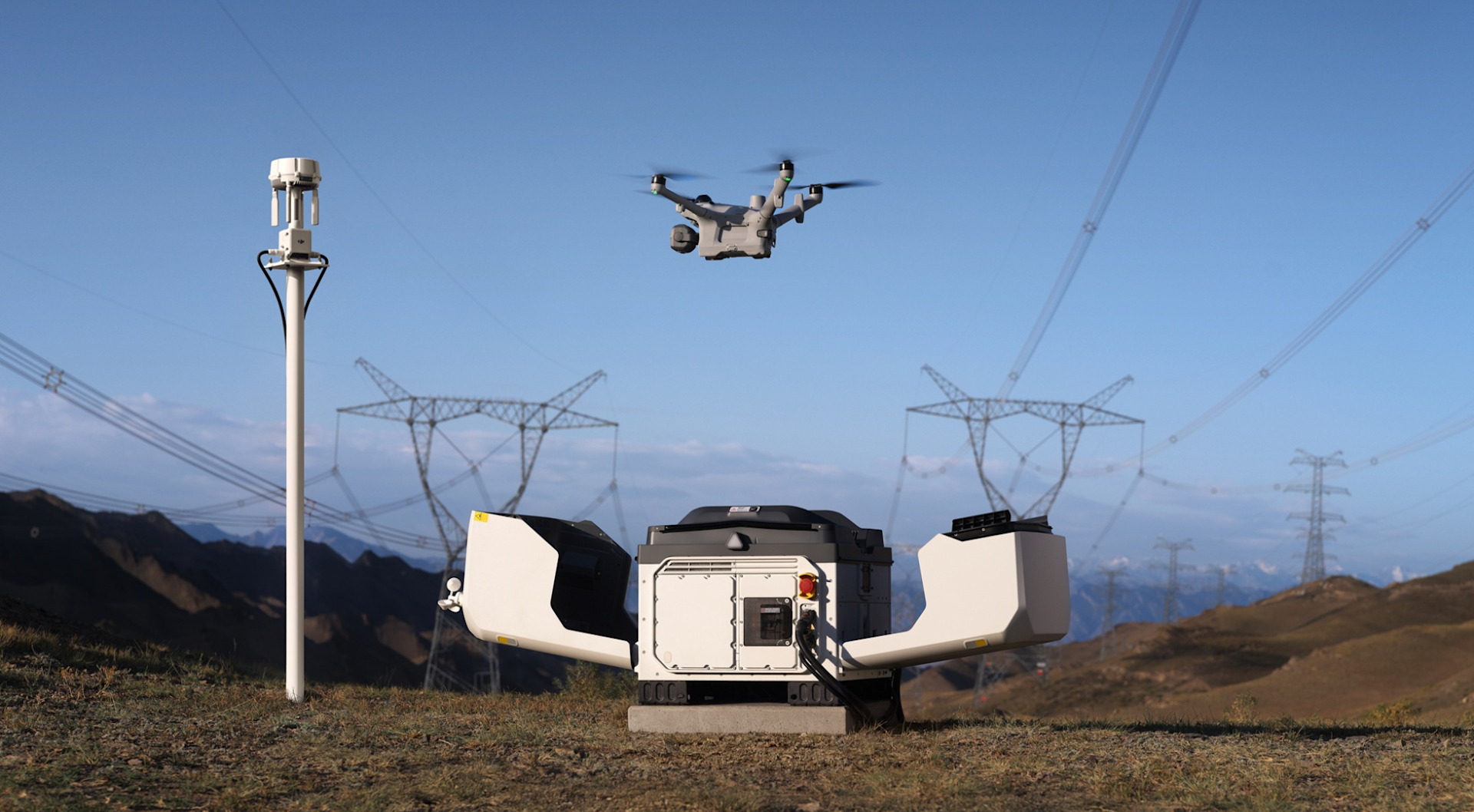 DJI Dock 4 launching.
