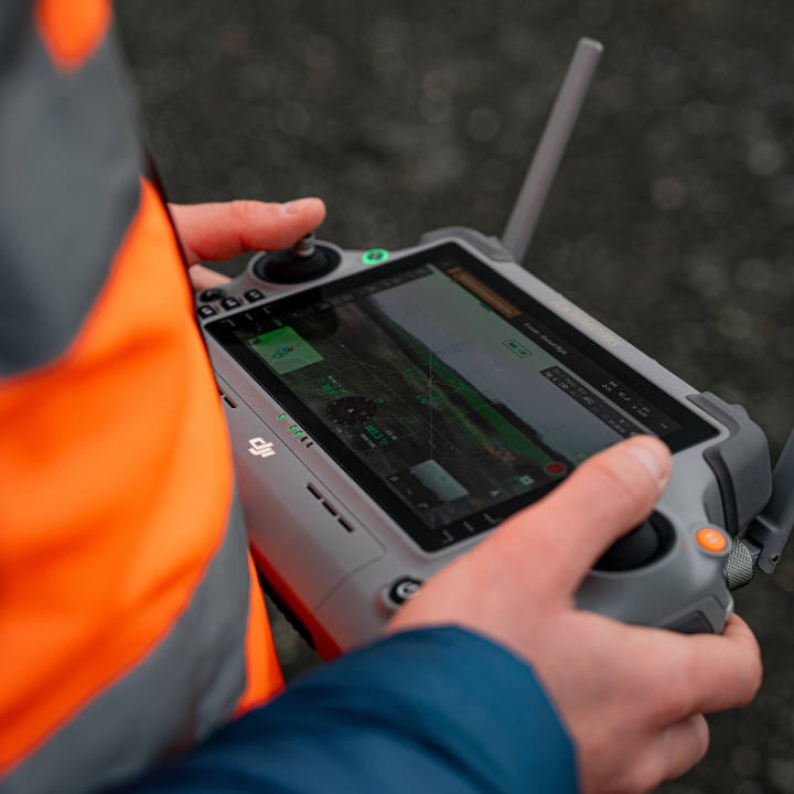 DJI Matrice 4E photogrammetry training.