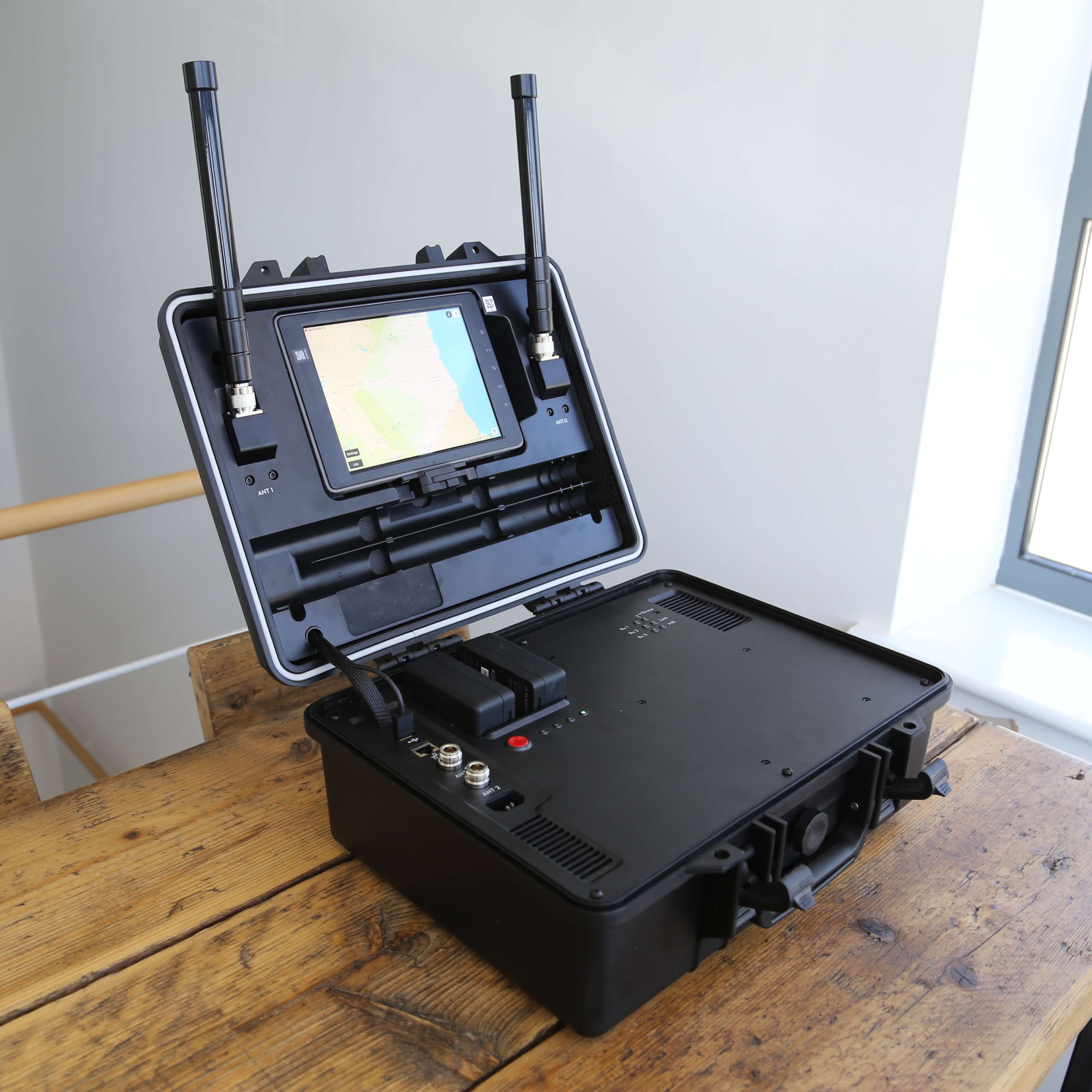 DJI AeroScope mobile unit.