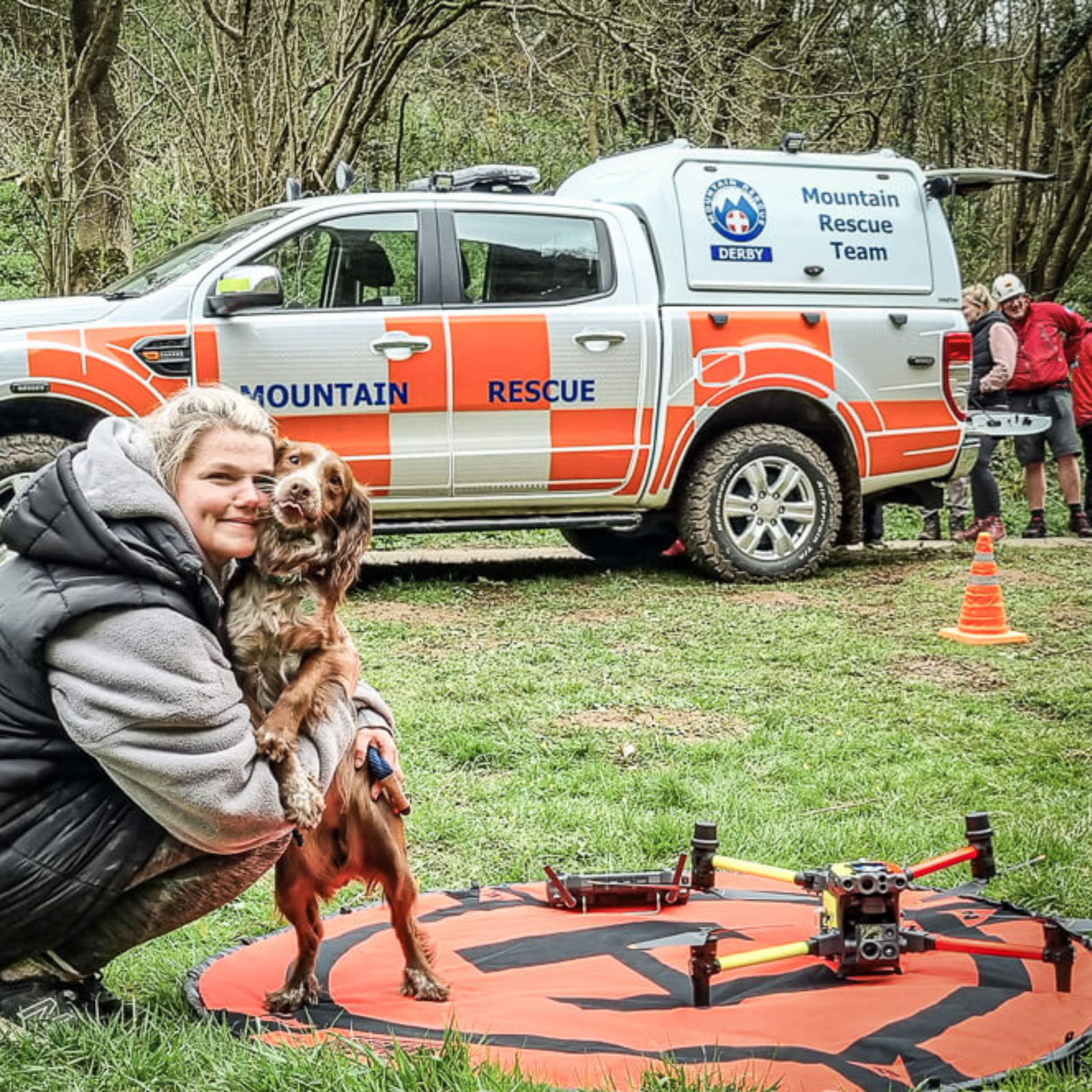 Drone Thermal Camera Helps Find Missing Dog
