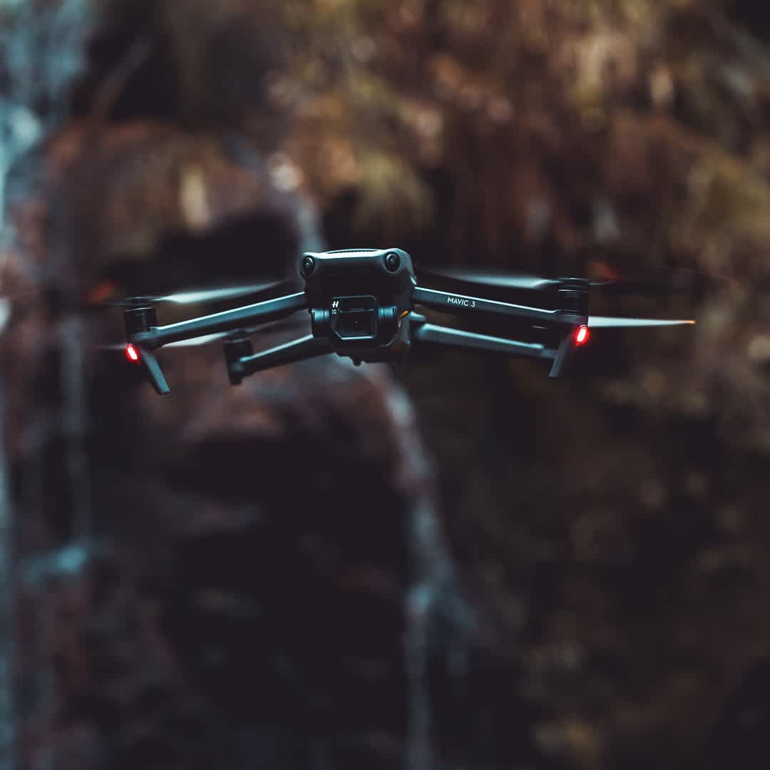 DJI Mavic 3 Cine in flight.