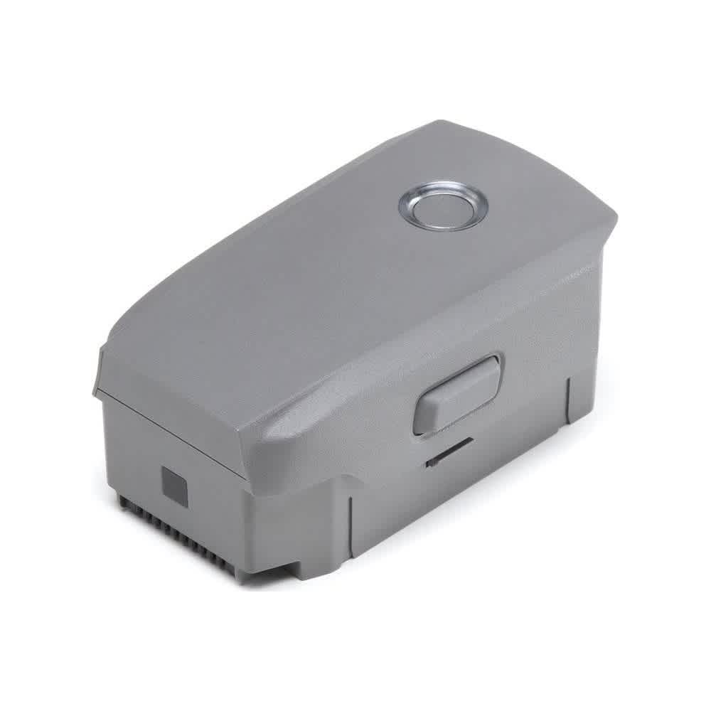 DJI Mavic 2 Intelligent Flight Battery in front of a white background.
