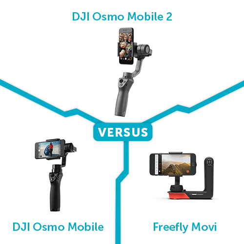 DJI Osmo Mobile 2 Vs Osmo Mobile Vs Freefly Movi