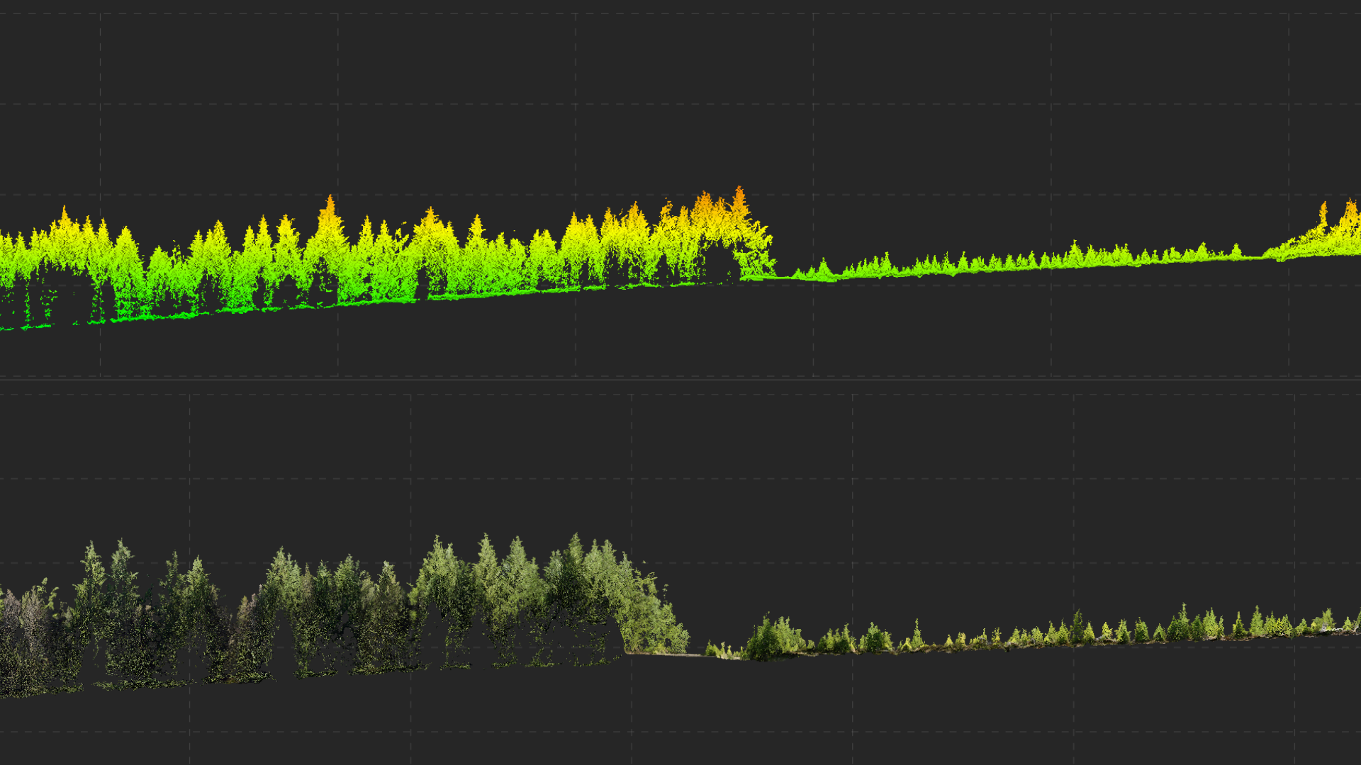 Vegetation penetration and DEMs with DJI Zenmuse L2