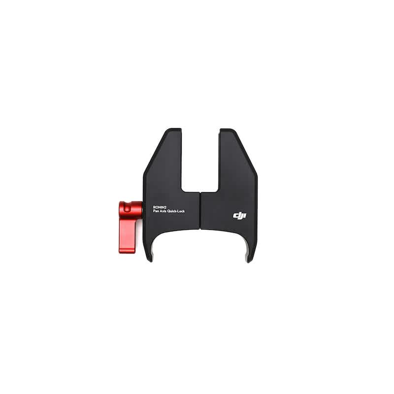 DJI Ronin 2 Pan Axis Quick-Lock in front of a white background.