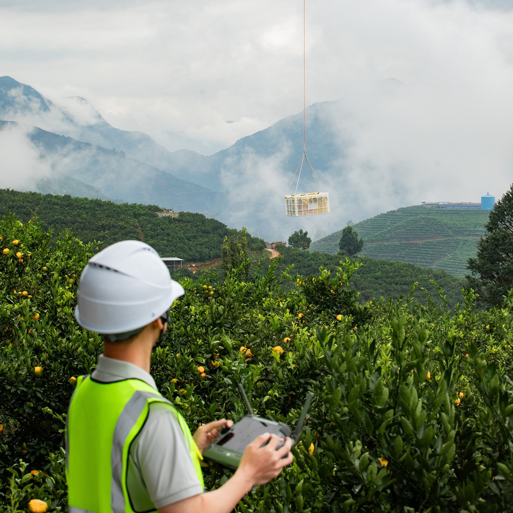 DJI Agras T100 supports simplified drone operations.