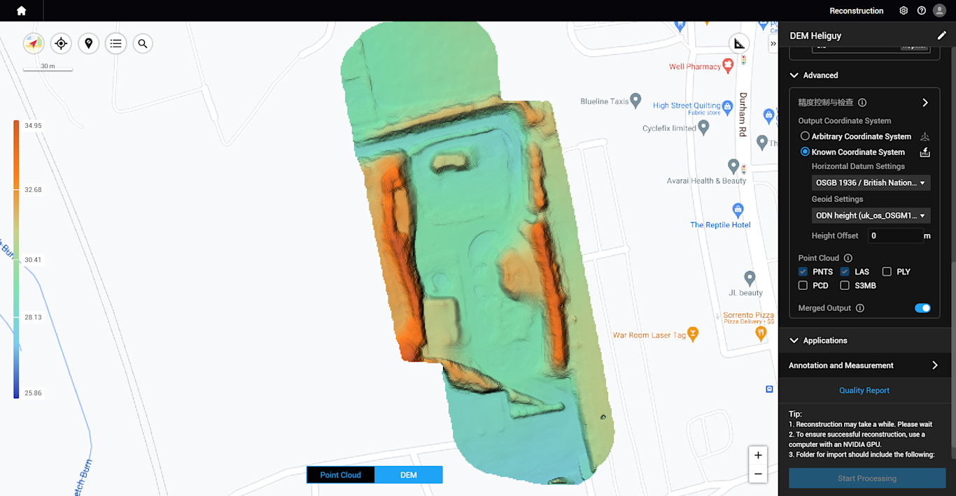 Dem Example DJI Terra Firmware Update: More Precise Point Clouds, Generate Drone ...