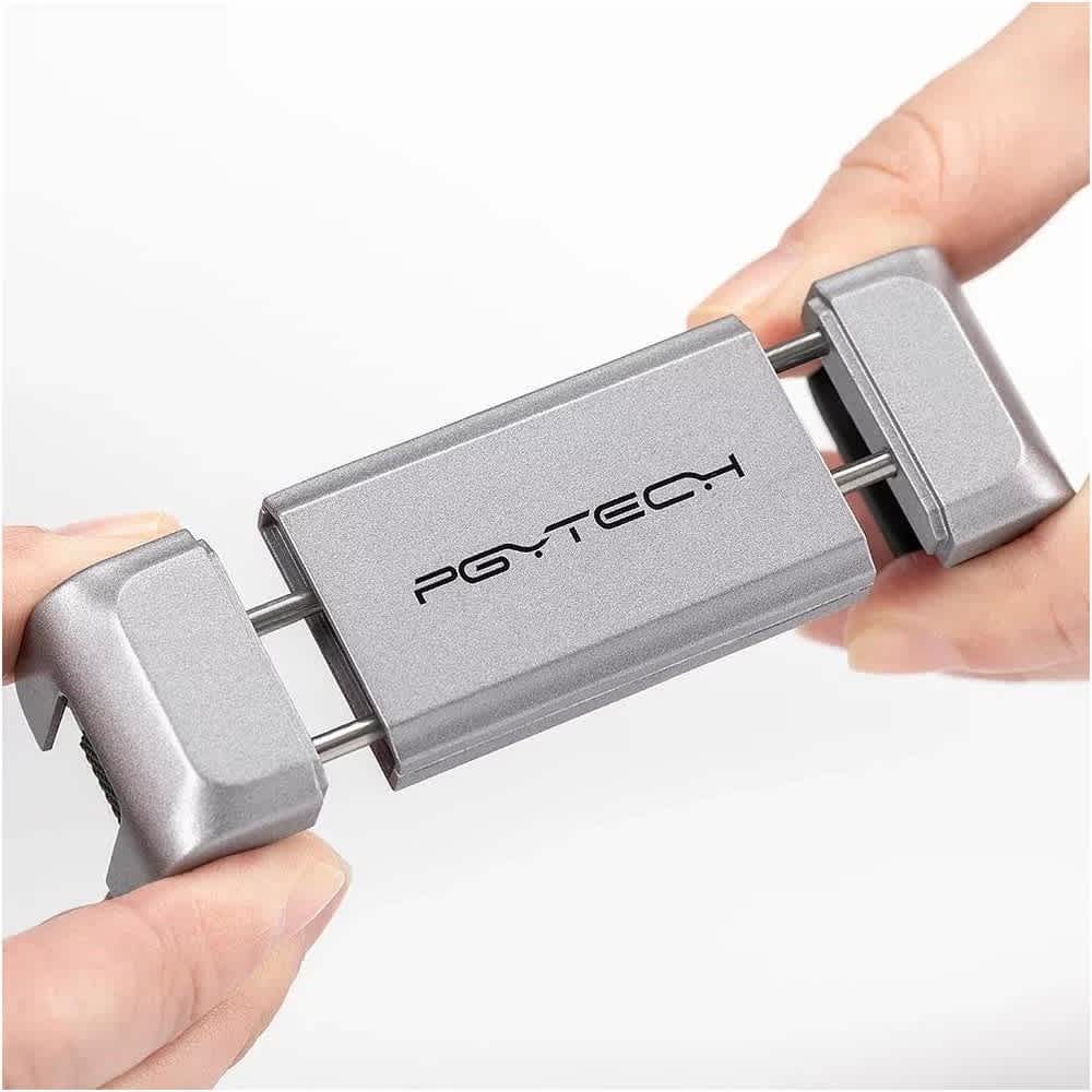 PGYTECH Universal Phone Holder in front of a white background.