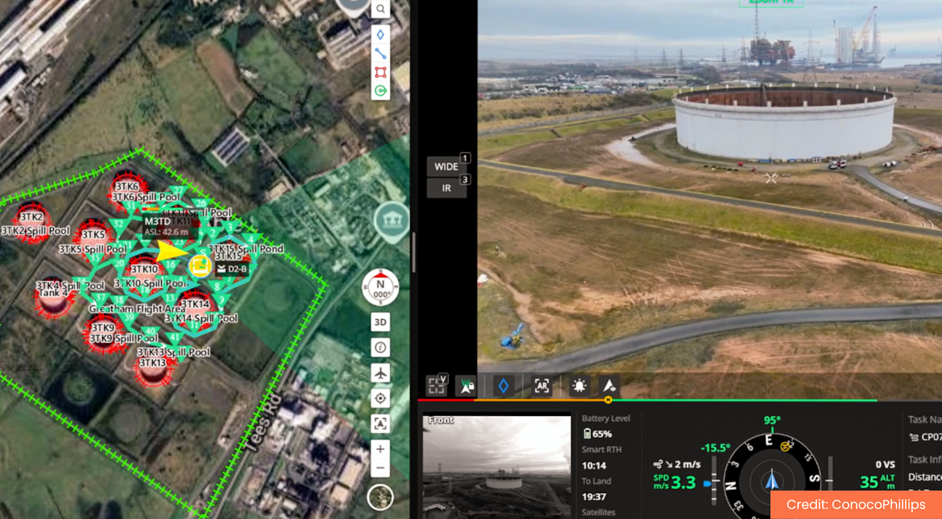 DJI Dock operations by ConocoPhillips.