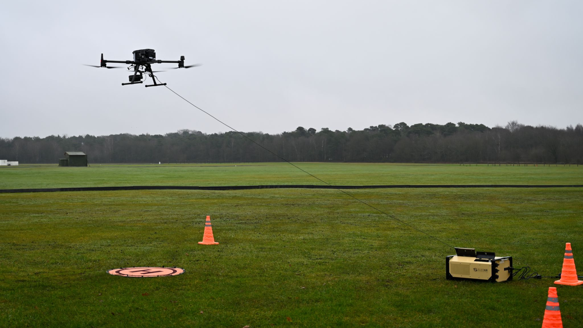 Drone tethers for public safety