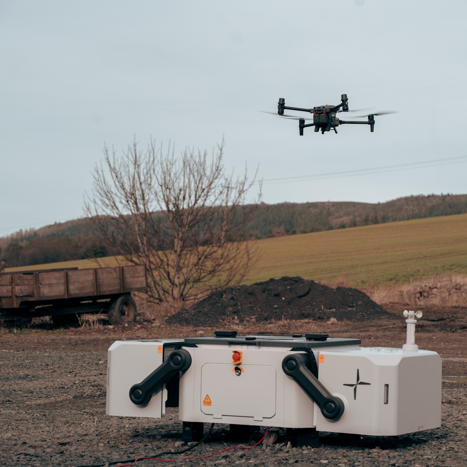 Drone In A Box For Agriculture