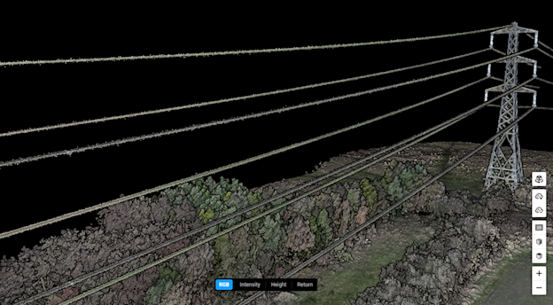 Tracking Power Line Transform powerline inspection with DJI Zenmuse L2