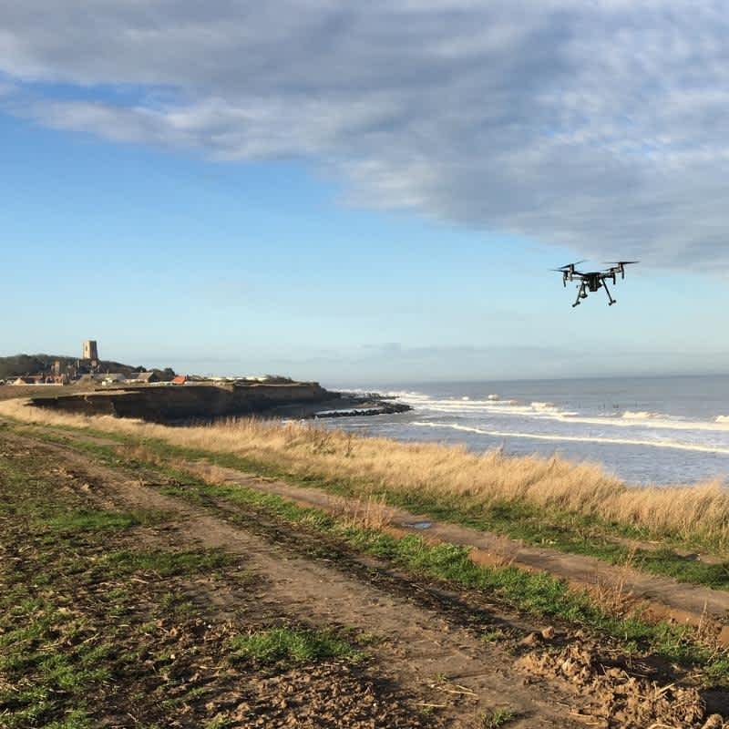 Monitoring Coastal Erosion With Drones