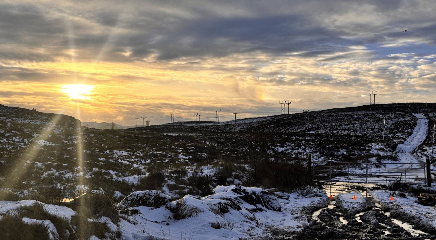 Sensitive peatland work environment on the Isle of Lewis