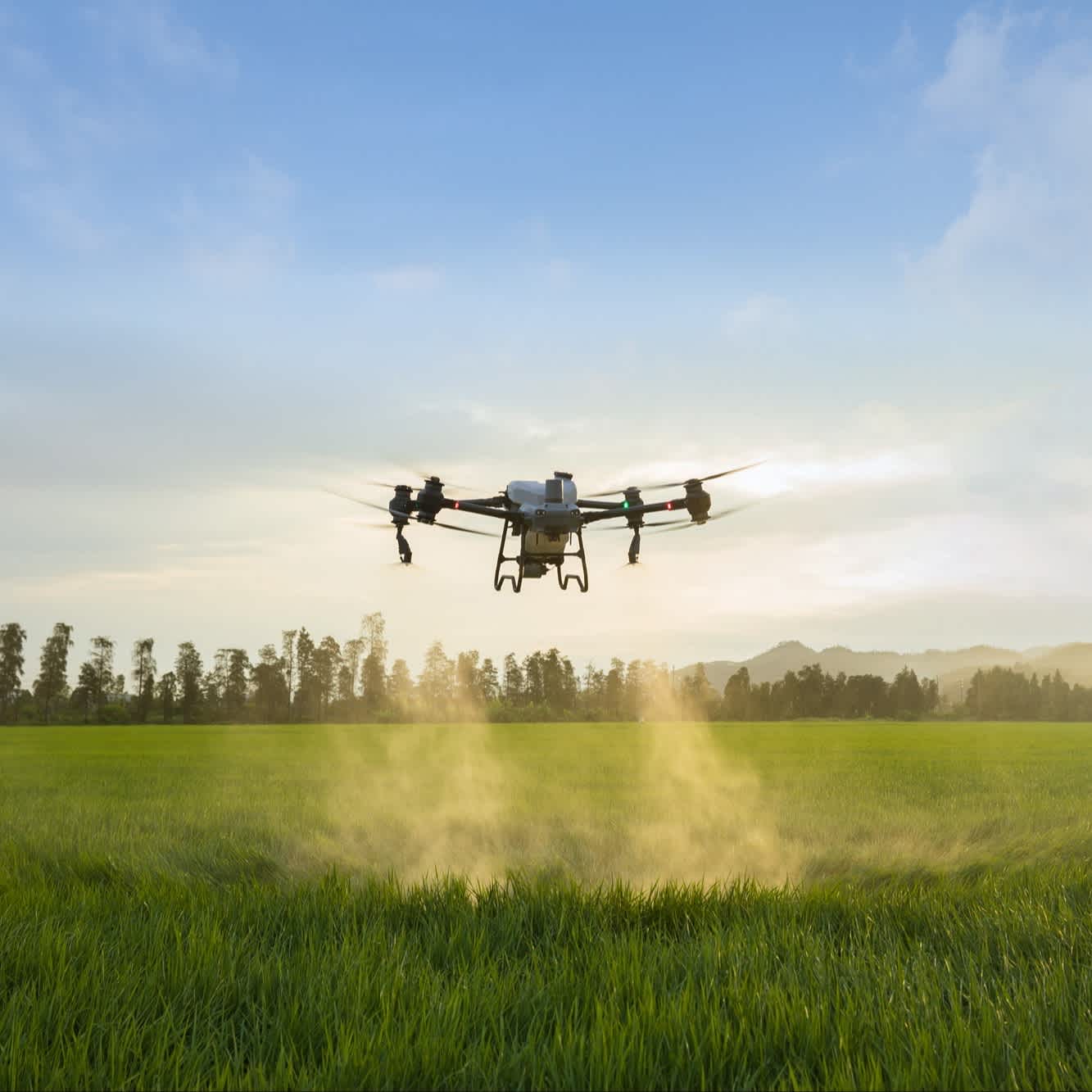 DJI Agras spraying drone training course.