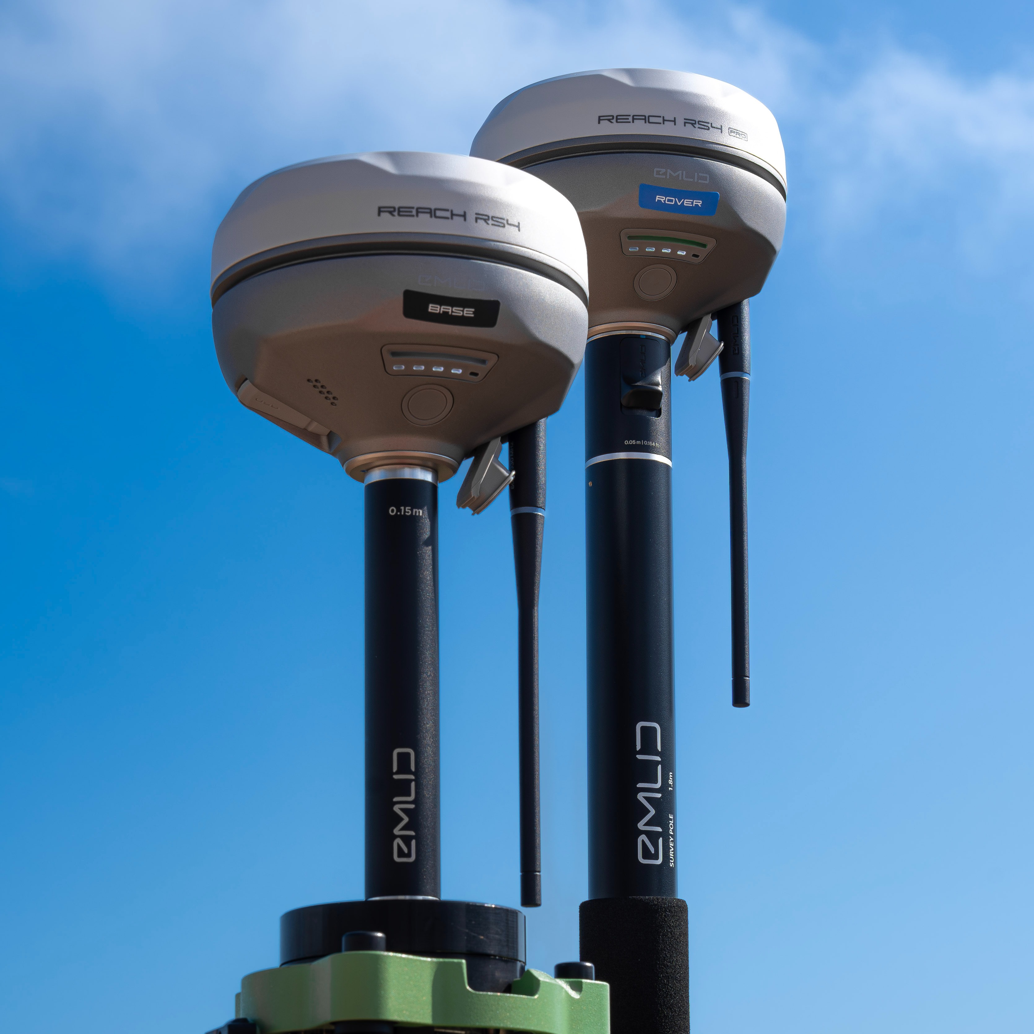 Emlid Reach RS4 and Reach RS4 Pro.