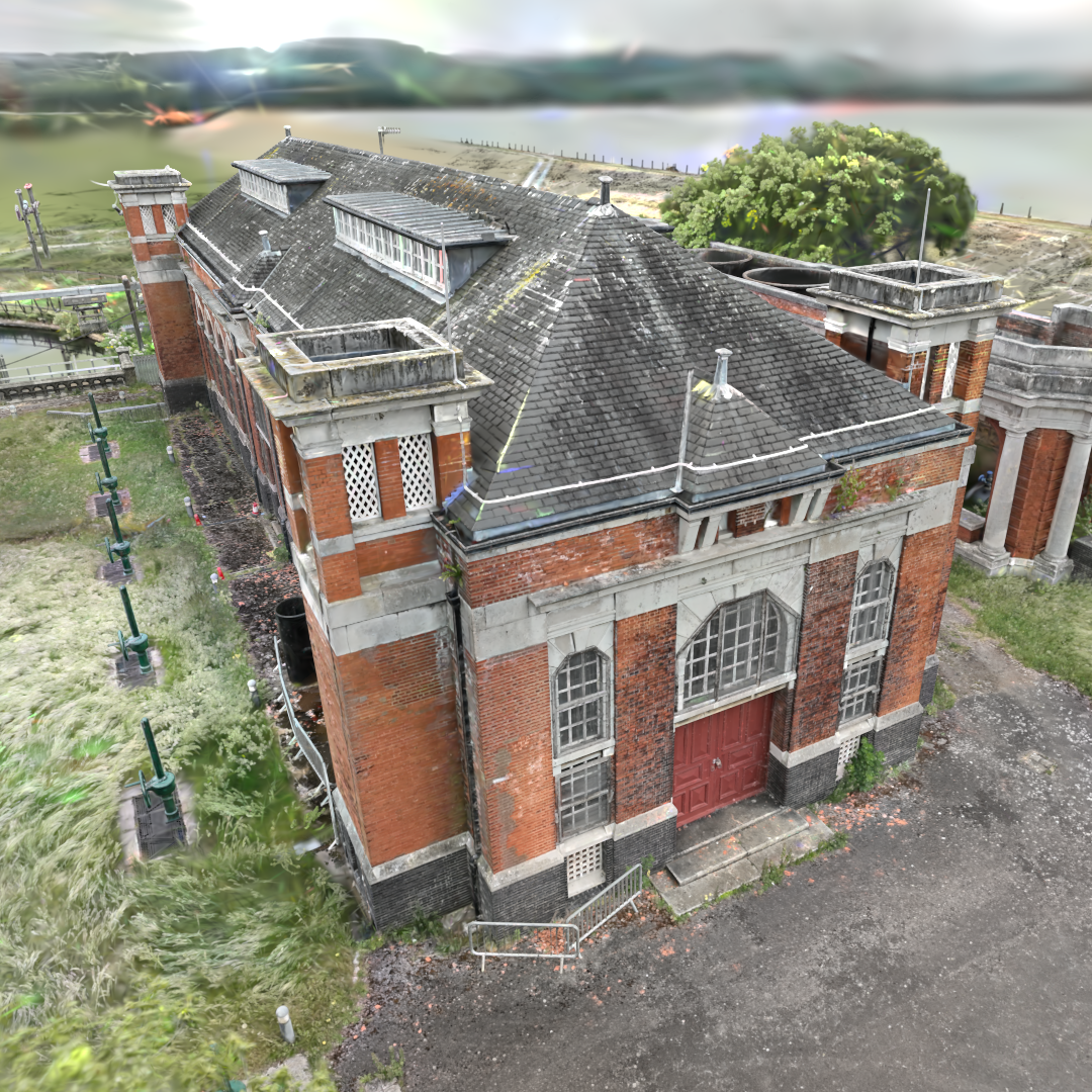 A model produced using aerial-ground fusion.