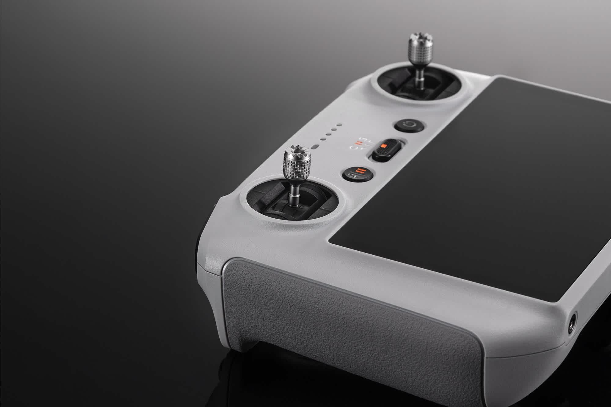 DJI RC and RC 2 sticks attached to remote.