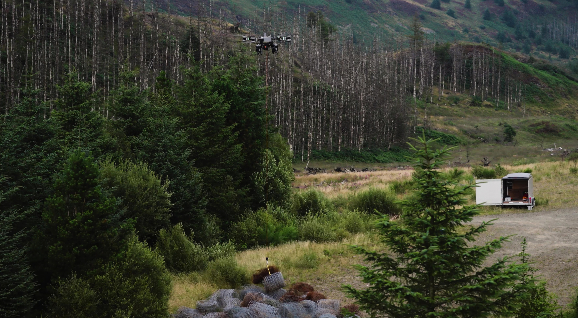 DJI FlyCart 100 is being used in forestry trials.