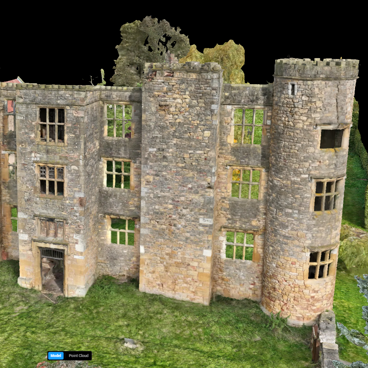 3D model captured with the DJI Matrice 4E.