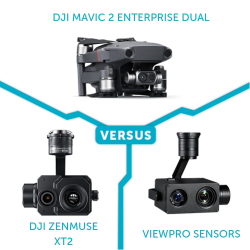 VIDEO: Thermal comparison - DJI Mavic 2 Enterprise Dual v