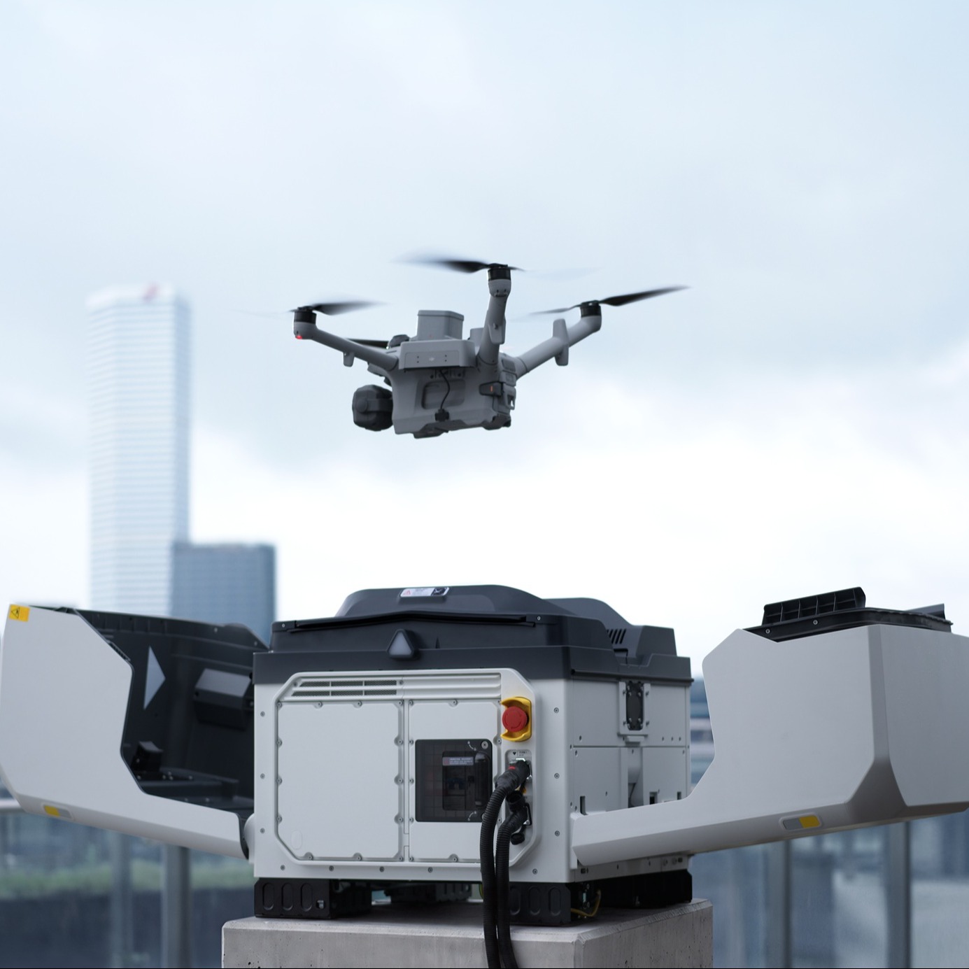 DJI Dock 4 and DJI Matrice 5TD.