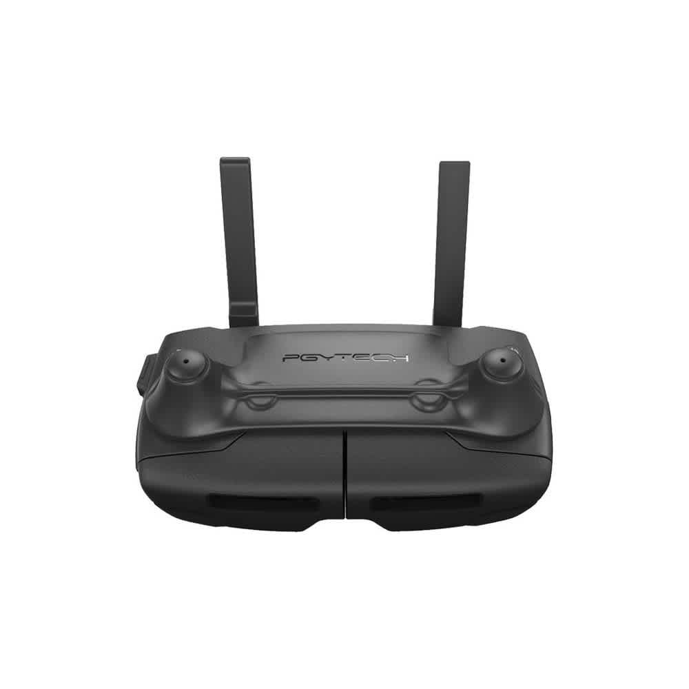 PGYTECH Mavic Pro Control Stick Protector attached to controller.