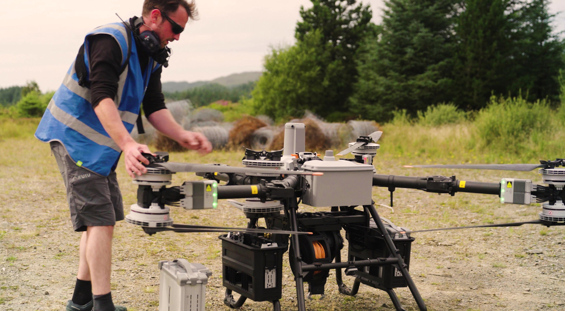 DJI FlyCart 100: Set-up.