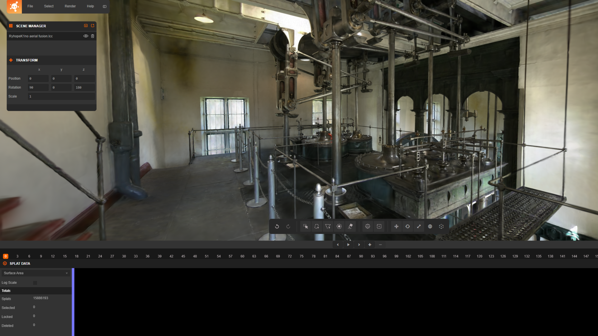 SuperSplat adds support for XGRIDS LCC format