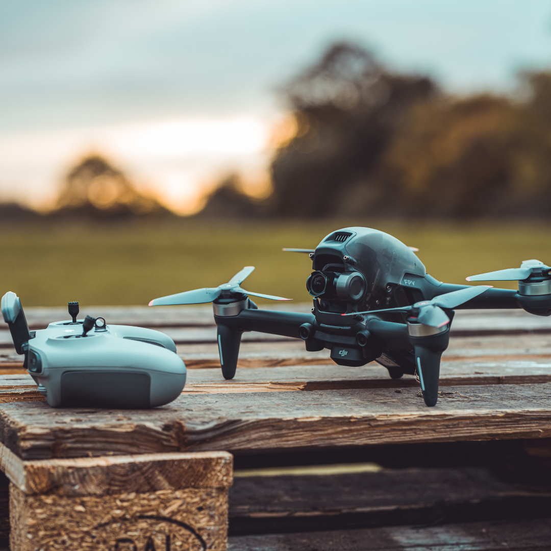 DJI FPV drone and RC