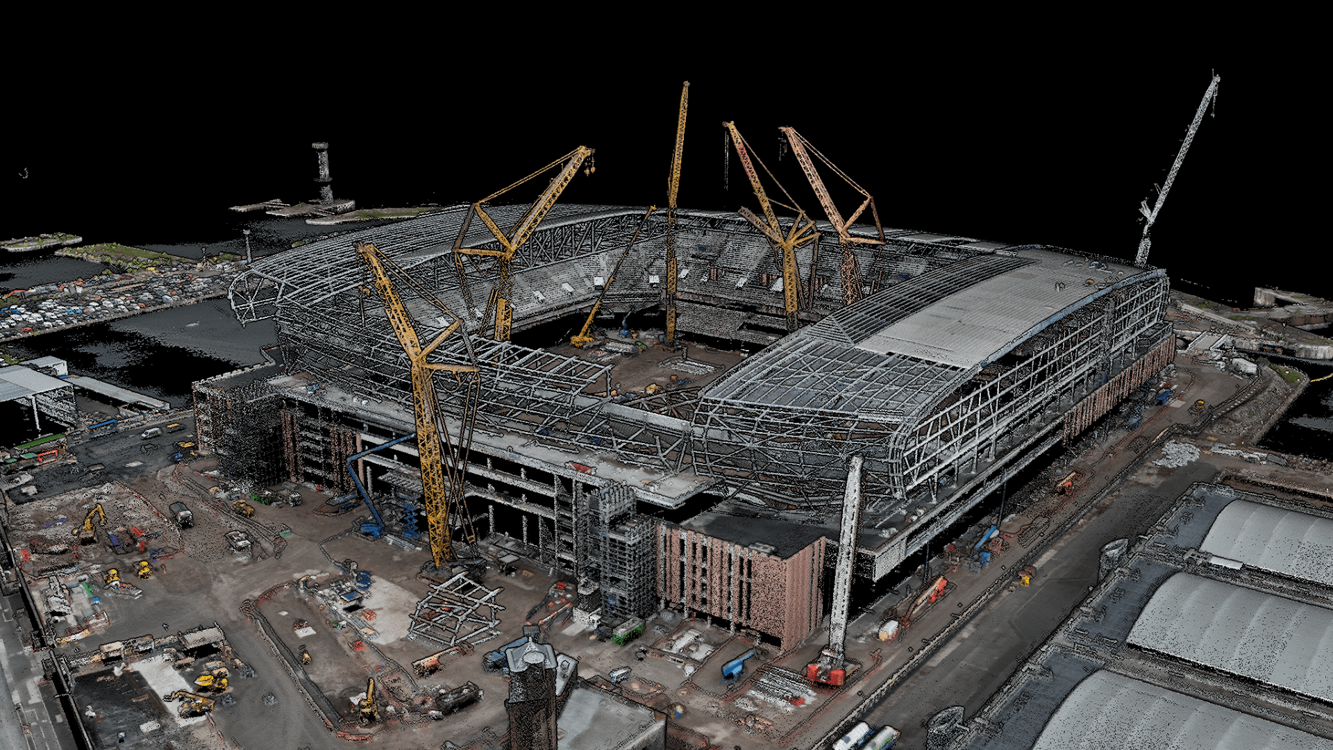 DJI L2 Drone LiDAR Enhances Workflows at Everton Stadium Development