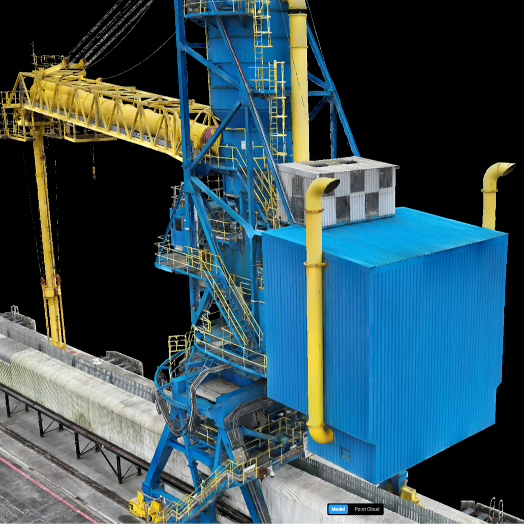 DJI Reality 3D model viewer.