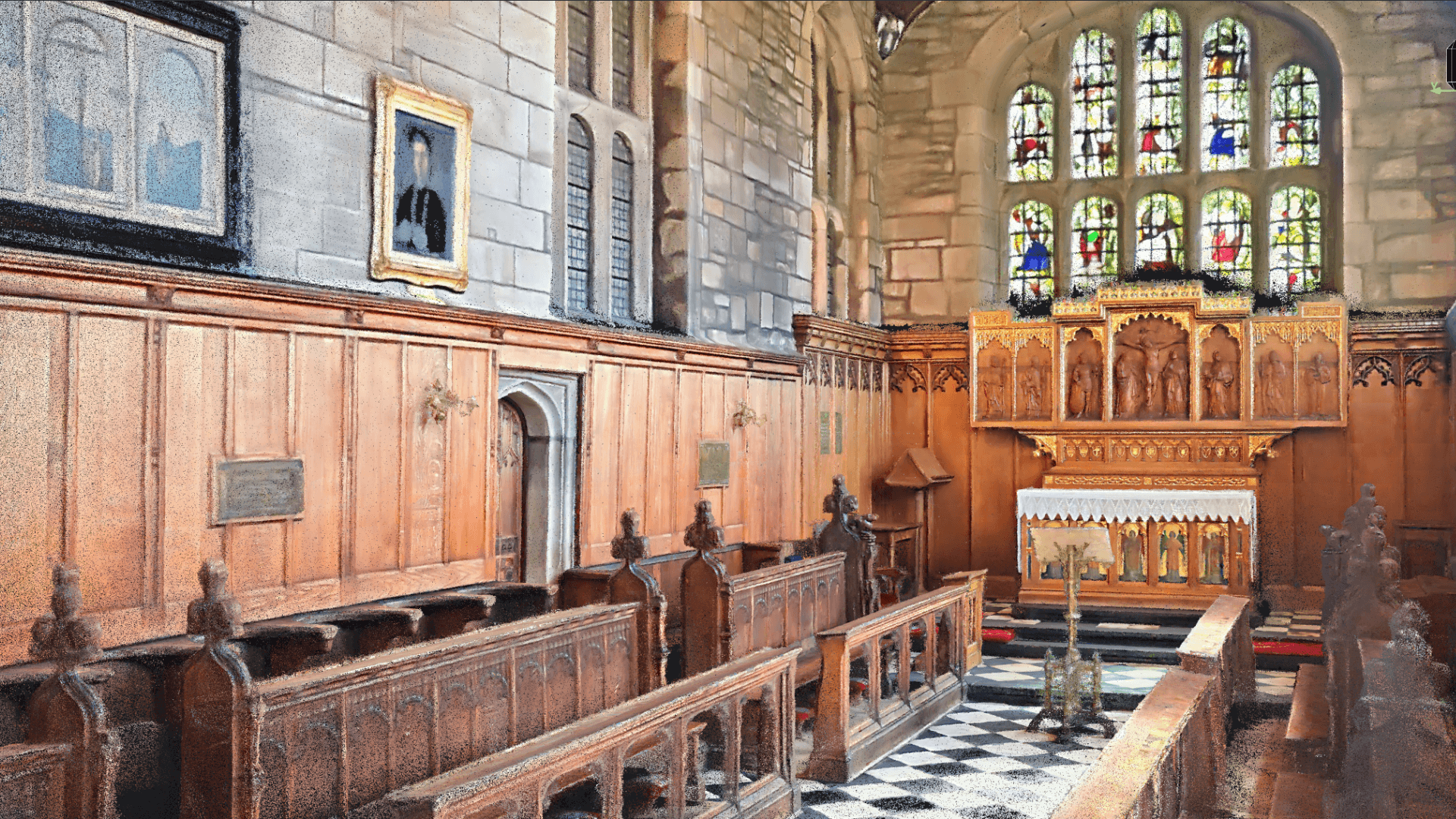 Historic chapel captured in 3D with XGRIDS K2 scanner