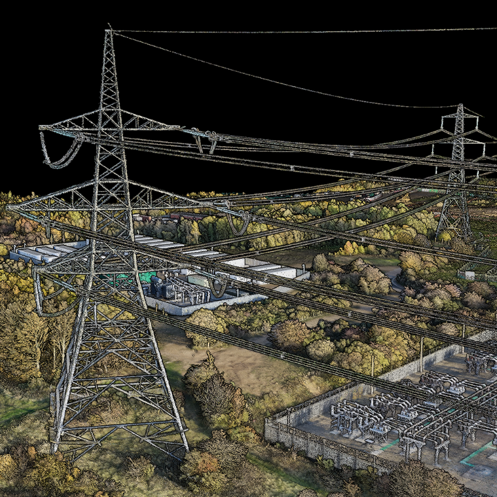 Point cloud created by DJI Zenmuse L3 and DJI Terra.