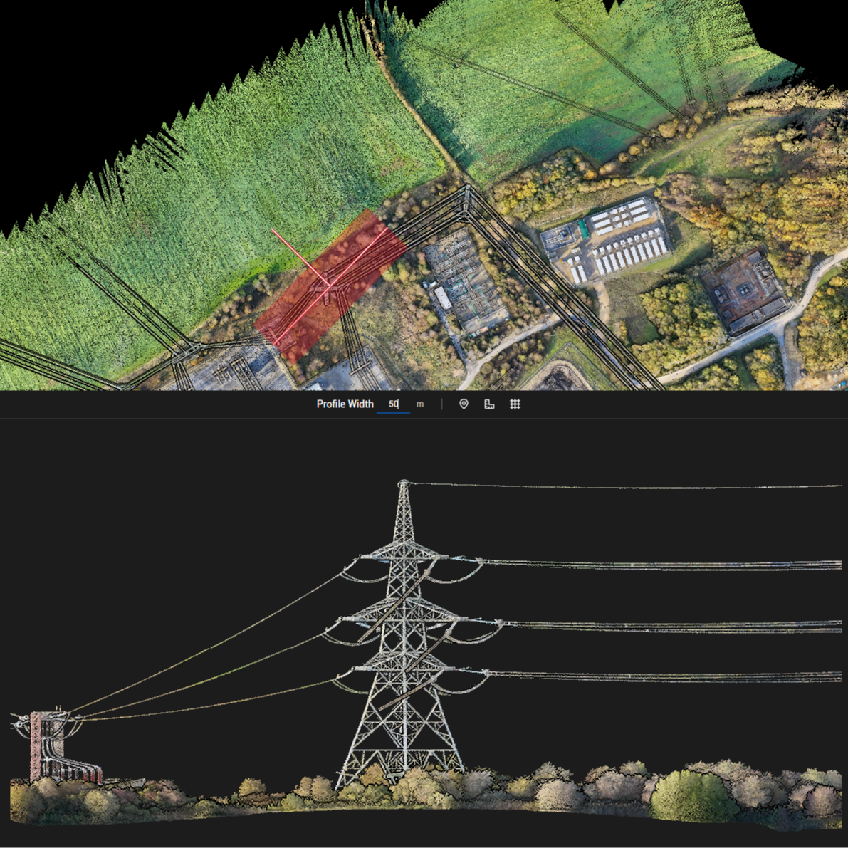 Use DJI Zenmuse L3 with DJI Terra and DJI Modify.