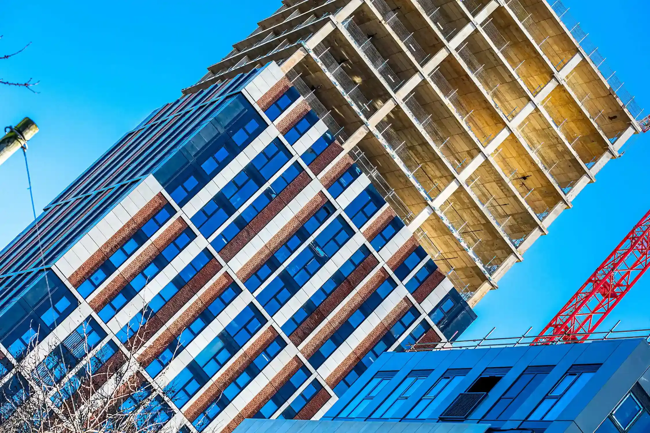 Castle Park View - Brick slips & Mechslip facade system