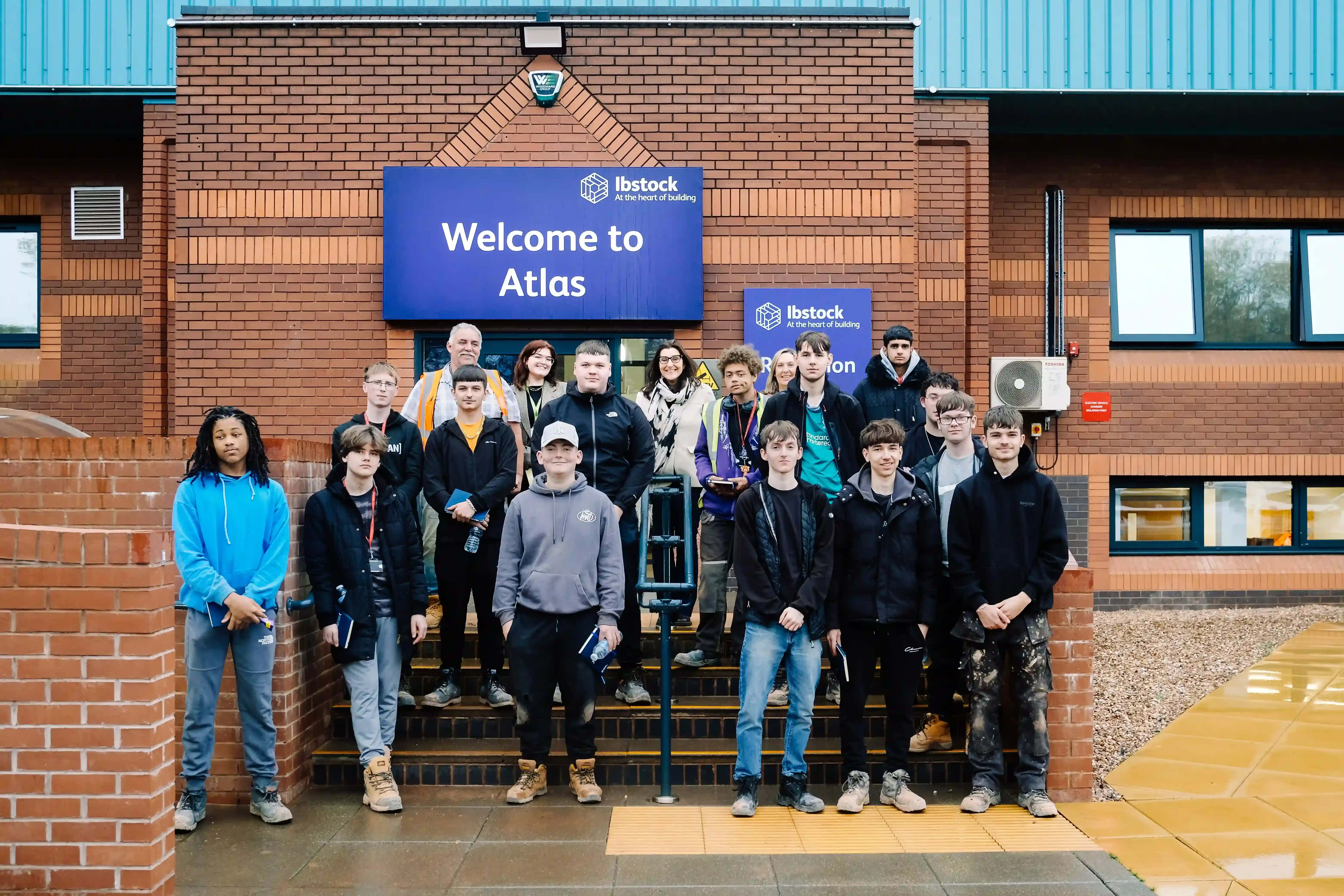 Walsall College pilot Ibstock Academy - students visit Atlas factory