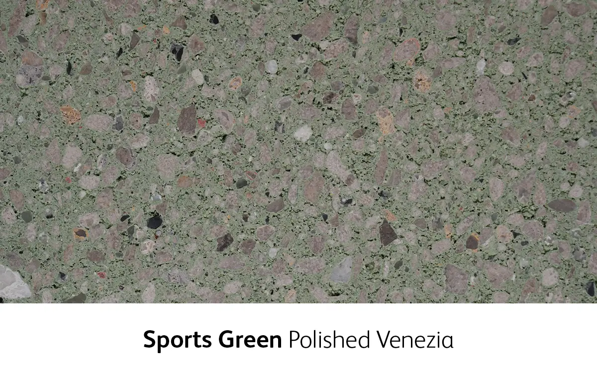 Architectural masonry Sports Green Polished Venezia Premier