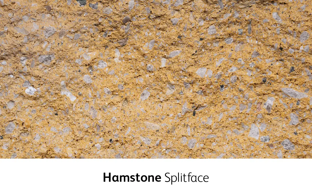 Architectural masonry Hamstone Splitface Premier