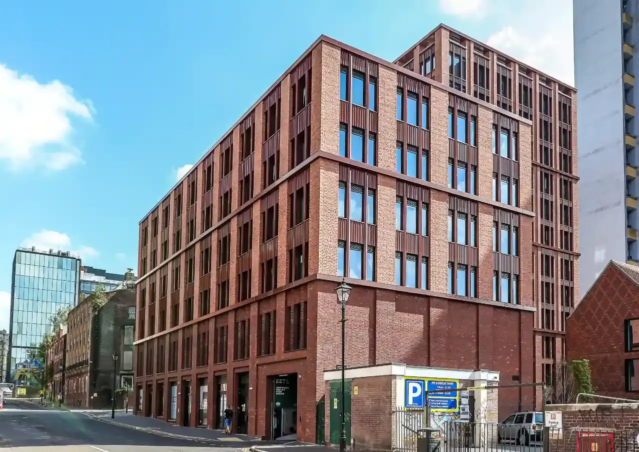 The Setl Project - Brick type used: Arden Weathered Red, Cissbury Red Multi bricks