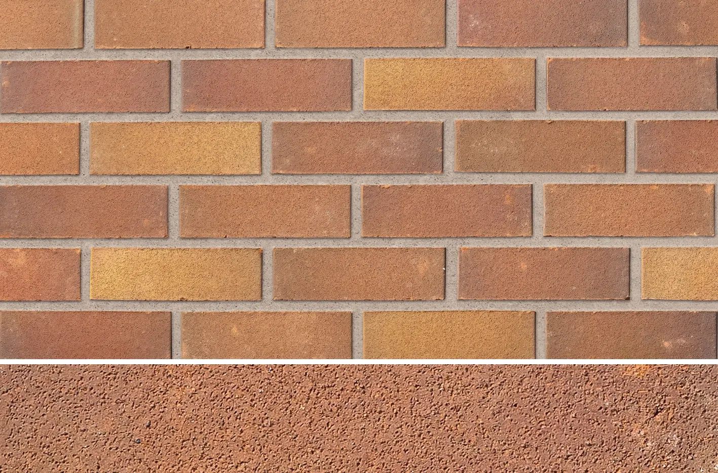 A0381A Tradesman Heather Mixture brick panel image