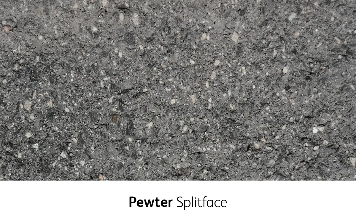 Architectural masonry Pewter Splitface Classic