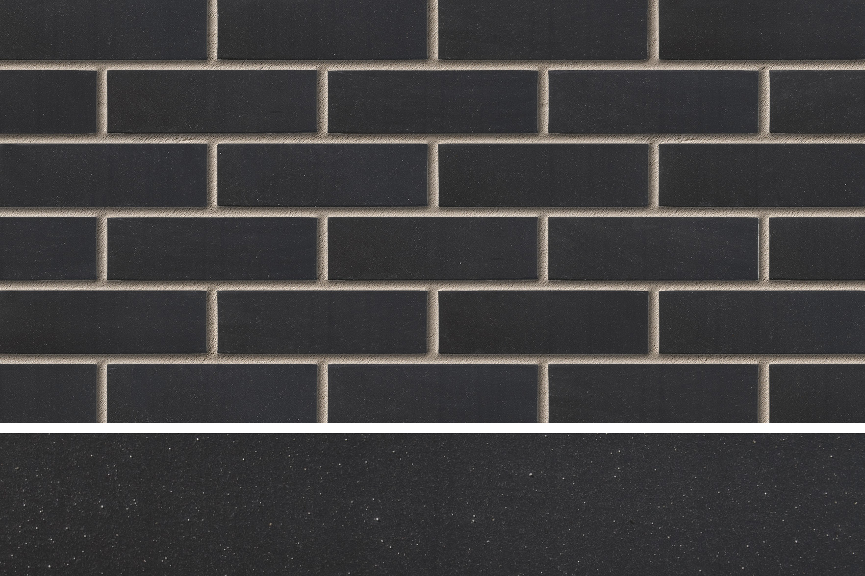 Black Smooth A5144A brick panel image