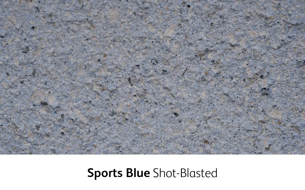 Architectural masonry Sports Blue Shot-Blasted Exclusive