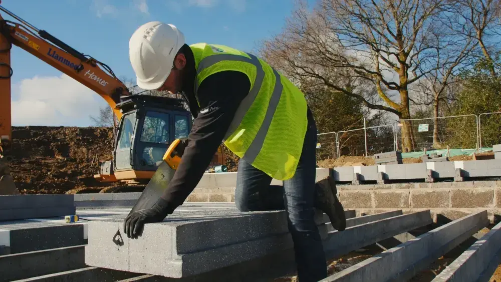 GDeck Insulated Flooring installed onsite
