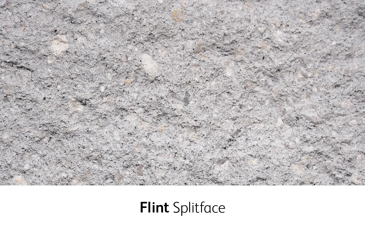 Architectural masonry Flint Splitface Classic