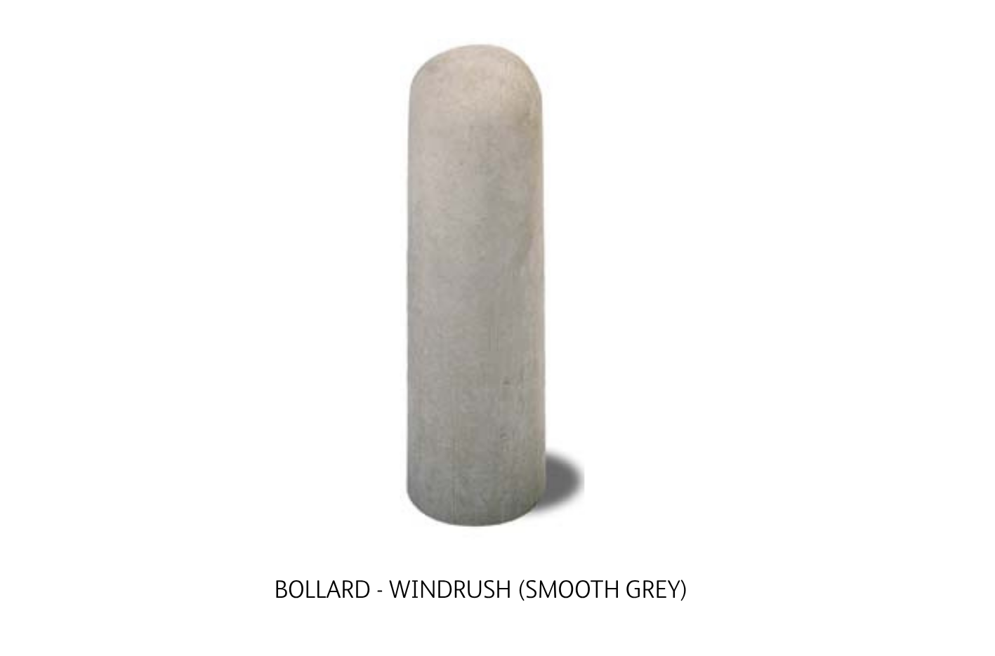 Ibstock Concrete Bollard - Windrush (Smooth Grey)