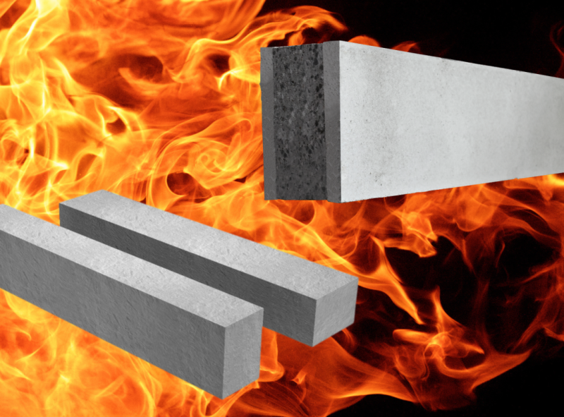 Fire rated lintels