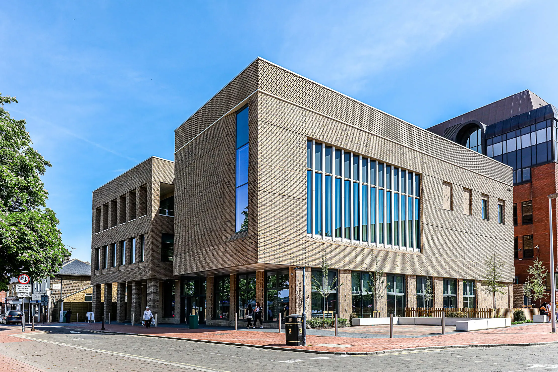 Brick Slips used on Thurrock Civic Centre