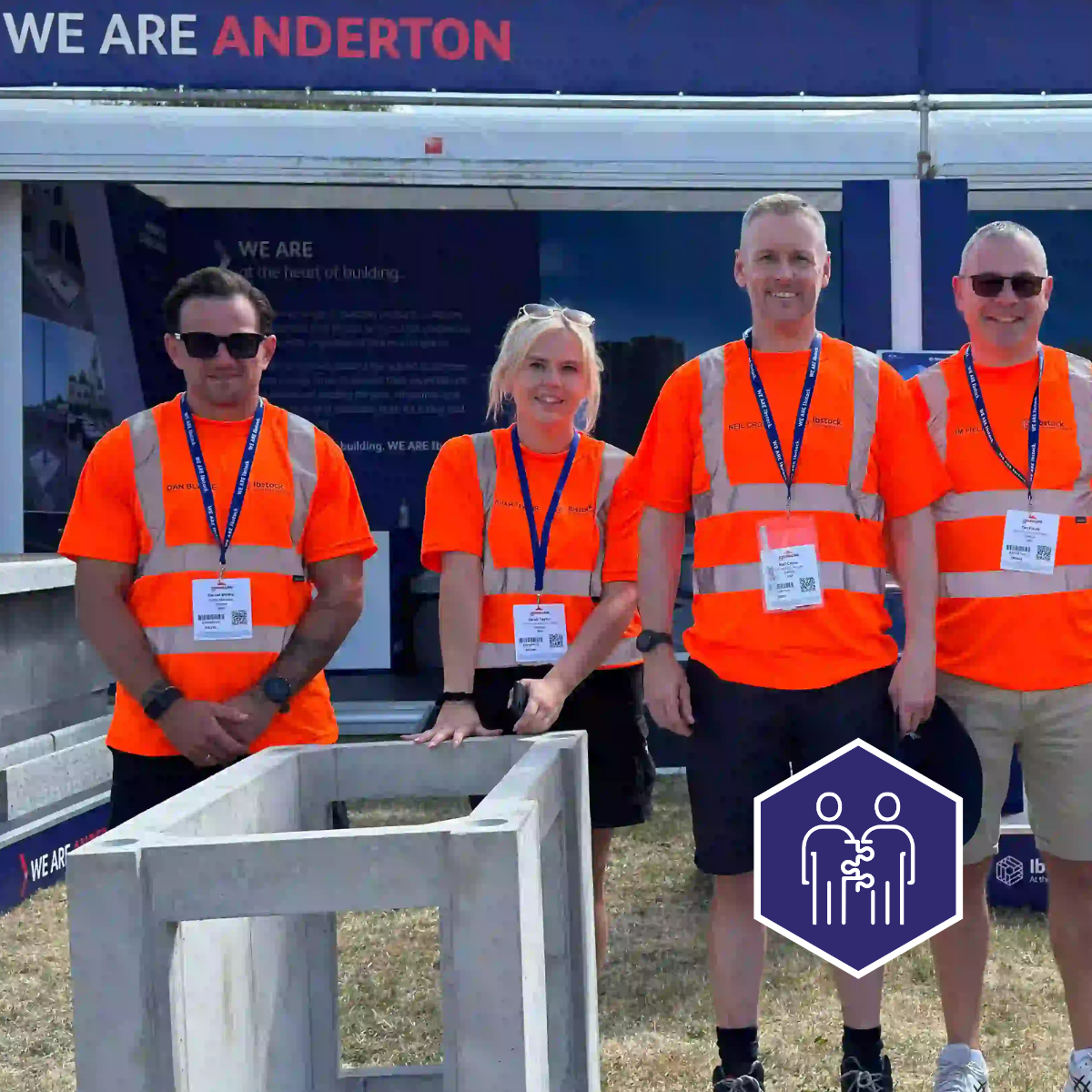 Anderton team photo at Rail live
